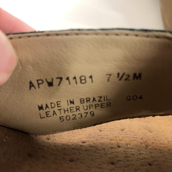 ROCKPORT Black Leather Adjustable Velcro Strap Sandals Sz 7.5 - Picture 10 of 12